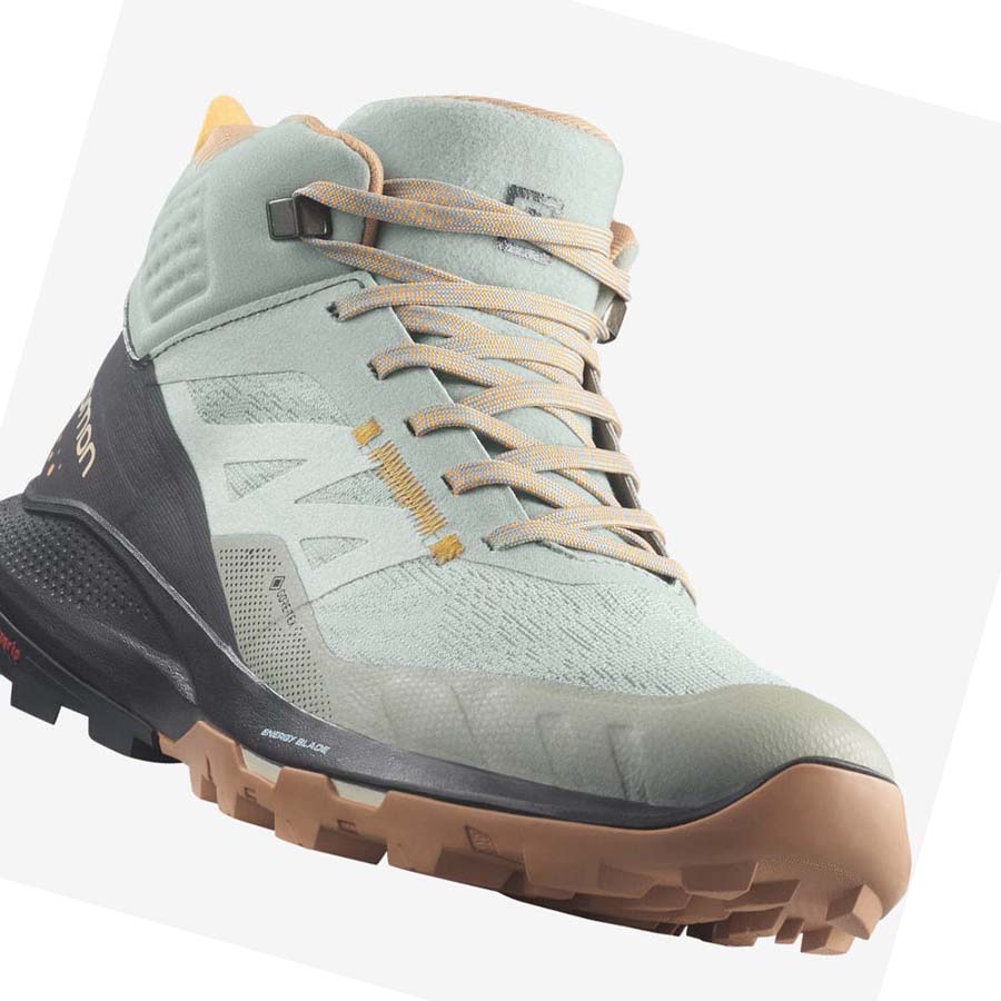 Salomon WoOUTPULSE MID GORE-TEX Kadın Yürüyüş Ayakkabısı Nane | TR 2786WNB